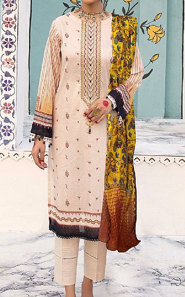 Khas Ivory Lawn Suit | Pakistani Dresses in USA- Image 1