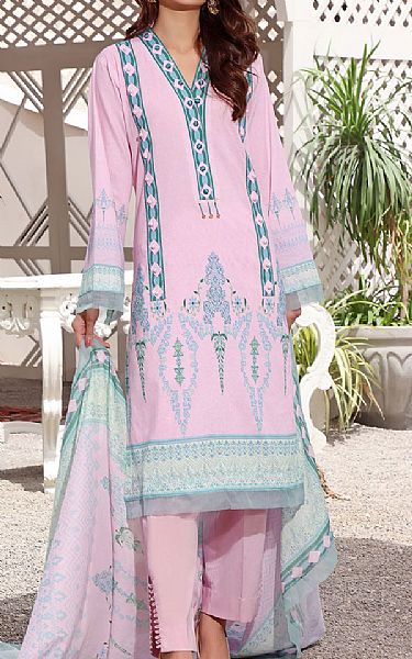 Khas Carnation Pink Lawn Suit | Pakistani Dresses in USA- Image 1