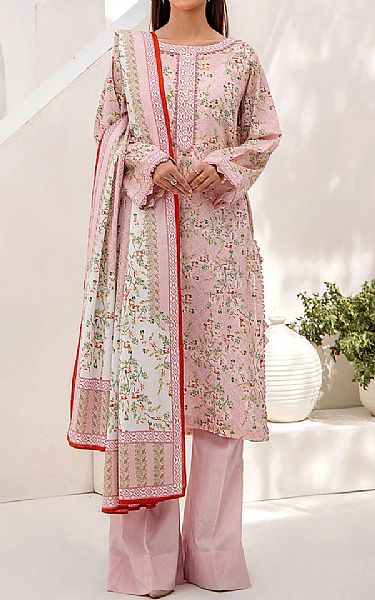 Khas Light Pink Lawn Suit | Pakistani Lawn Suits- Image 1
