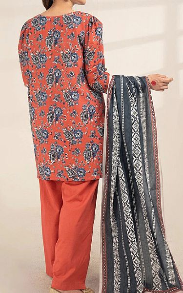 Khas Sunrise Orange Lawn Suit | Pakistani Lawn Dress in USA- Image 2