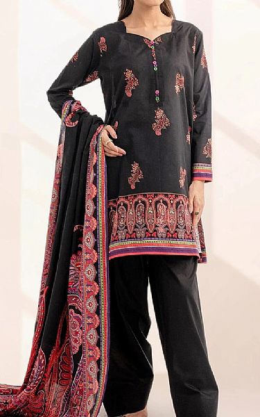 Khas Black Lawn Suit | Pakistani Lawn Dress in USA- Image 1