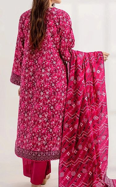 Khas Berry Pink Lawn Suit | Pakistani Lawn Dress in USA- Image 2
