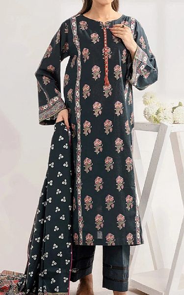 Khas Black Lawn Suit | Pakistani Lawn Dress in USA- Image 1