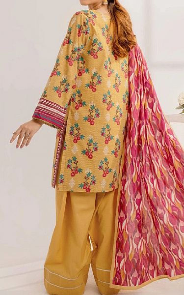 Khas Sand Gold Lawn Suit | Pakistani Lawn Dress in USA- Image 2