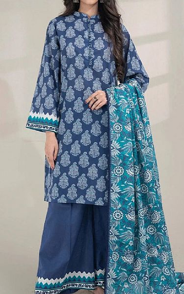 Khas Pickled Bluewood Lawn Suit | Pakistani Lawn Dress in USA- Image 1