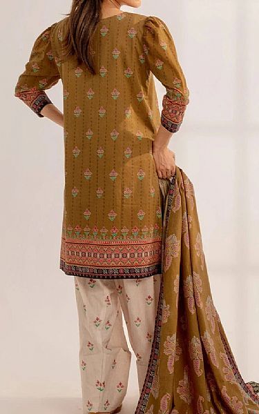 Khas Brown Lawn Suit | Pakistani Lawn Dress in USA- Image 2