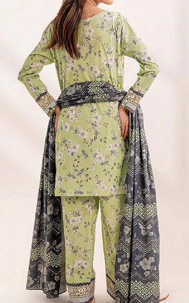 Khas Pale Olive Lawn Suit | Pakistani Lawn Dress in USA- Image 2
