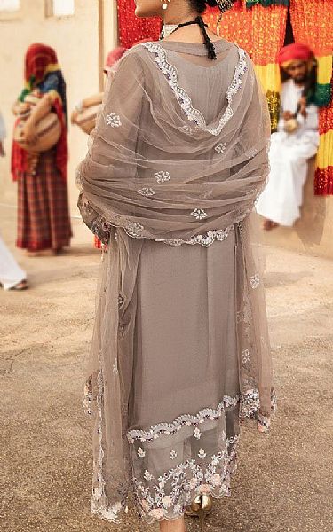 Khas Beige Chiffon Suit | Pakistani Dresses in USA- Image 2