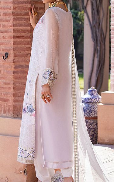 Khas White Chiffon Suit | Pakistani Dresses in USA- Image 2