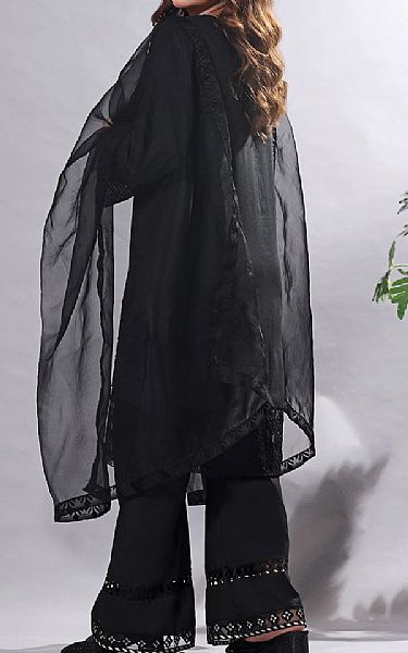 Khas Black Lawn Suit (2 Pcs) | Pakistani Lawn Dress in USA- Image 2