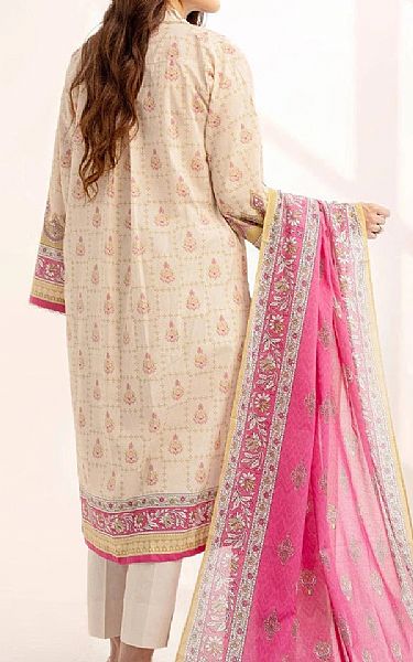 Khas Beige Lawn Suit (2 pcs) | Pakistani Lawn Dress in USA- Image 2