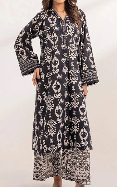 Khas Black Lawn Suit (2 pcs) | Pakistani Lawn Dress in USA- Image 1