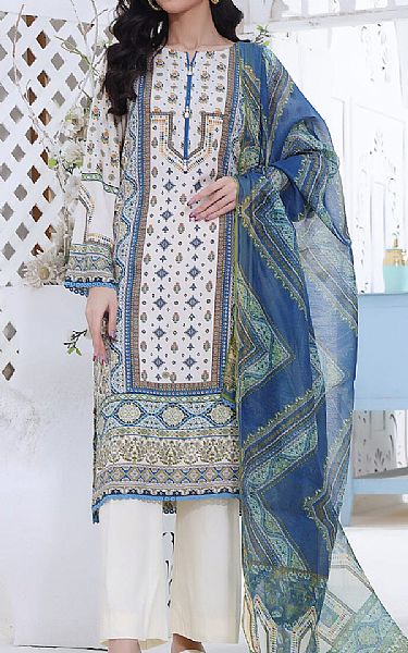 Khas Off-white Kotail Suit | Pakistani Winter Dresses- Image 1