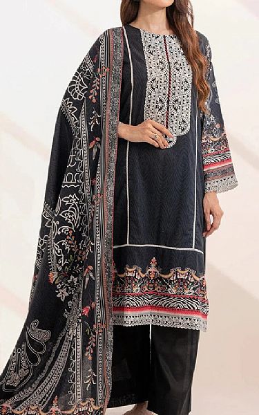 Khas Black Lawn Suit | Pakistani Lawn Dress in USA- Image 1