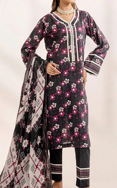 Khas Black Lawn Suit | Pakistani Lawn Dress in USA- Image 1