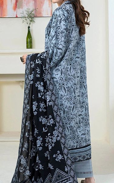 Khas Grey/Black Lawn Suit | Pakistani Lawn Dress in USA- Image 2