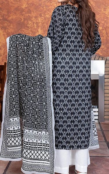 Khas Black Lawn Suit | Pakistani Lawn Dress in USA- Image 2