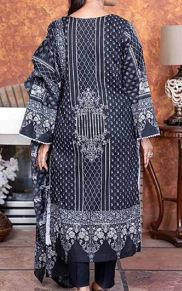 Khas Black/Off White Lawn Suit | Pakistani Lawn Dress in USA- Image 2