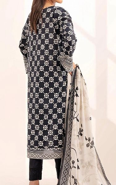 Khas Black/Off White Lawn Suit (2 pcs) | Pakistani Lawn Dress in USA- Image 2