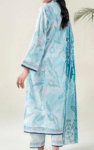 Khas Light Blue Lawn Suit | Pakistani Lawn Dress in USA- Image 2