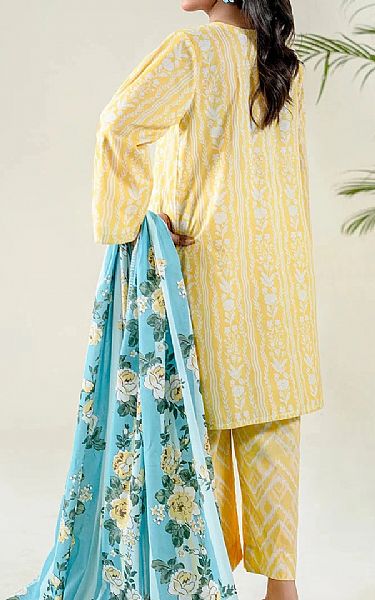 Khas Yellow/Off White Lawn Suit | Pakistani Lawn Dress in USA- Image 2