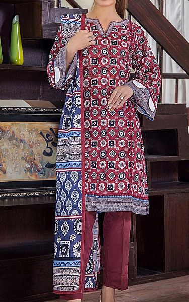 Khas Solid Pink Khaddar Suit | Pakistani Winter Dresses- Image 1
