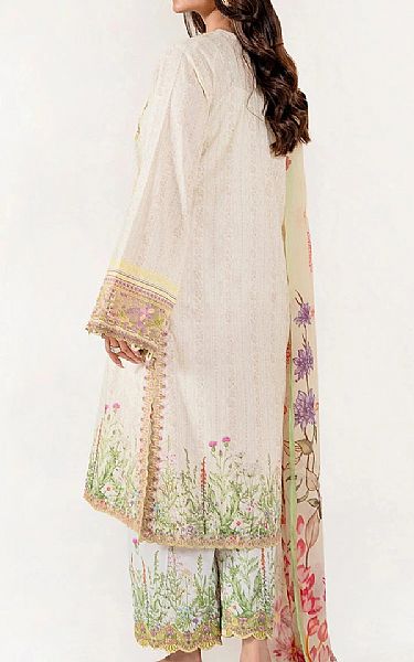 Khas Beige Lawn Suit | Pakistani Lawn Dress in USA- Image 2