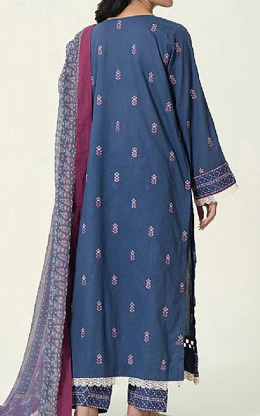 Khas Pickled Bluewood Lawn Suit | Pakistani Lawn Dress in USA- Image 2