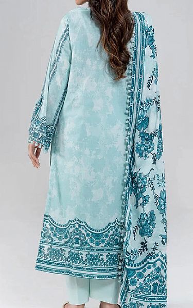 Khas Cyan Opaque Lawn Suit | Pakistani Lawn Dress in USA- Image 2