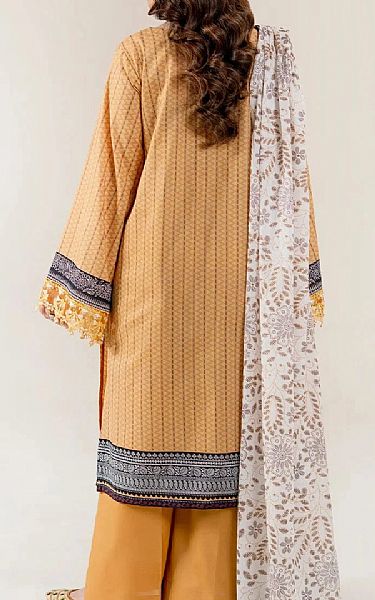Khas Pastel Orange Lawn Suit | Pakistani Lawn Dress in USA- Image 2