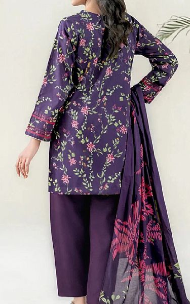 Khas Purple Lawn Suit | Pakistani Lawn Dress in USA- Image 2