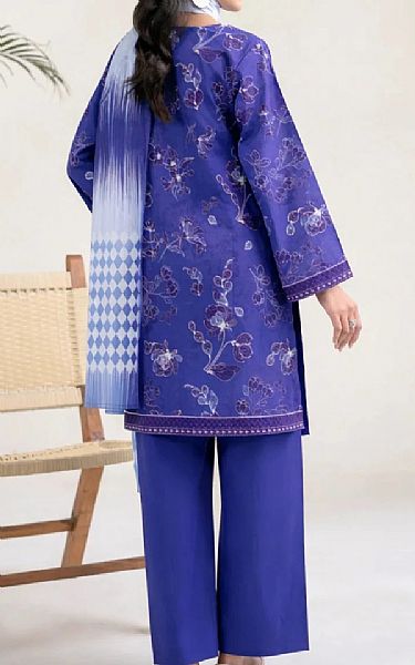 Khas Blue Lawn Suit | Pakistani Lawn Dress in USA- Image 2