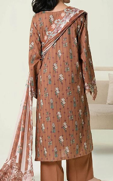 Khas Clay Brown Lawn Suit | Pakistani Lawn Dress in USA- Image 2