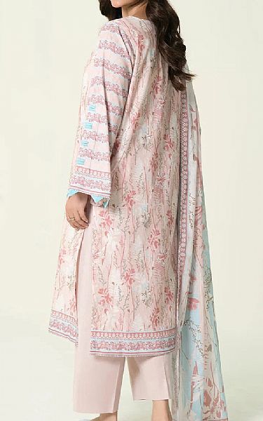 Khas Pastel Pink Lawn Suit (2 pcs) | Pakistani Lawn Dress in USA- Image 2