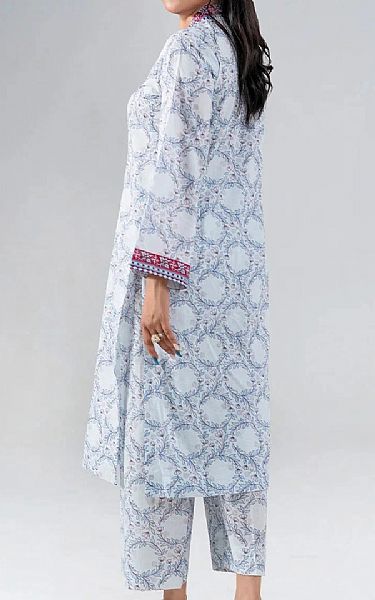Khas Light Grey Lawn Suit (2 pcs) | Pakistani Lawn Dress in USA- Image 2