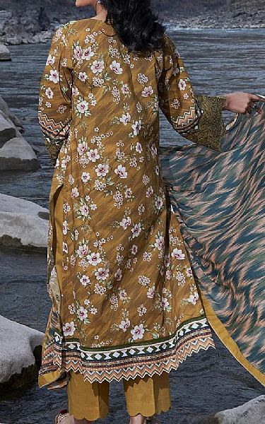Khas Dark Sand Lawn Suit | Pakistani Lawn Dress in USA- Image 2