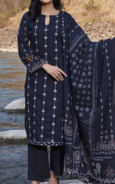 Khas Black Lawn Suit | Pakistani Lawn Dress in USA- Image 1