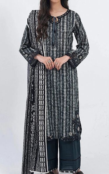 Khas Black Lawn Suit | Pakistani Lawn Dress in USA- Image 1
