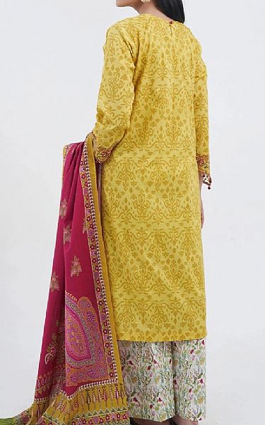 Khas Sand Gold Lawn Suit | Pakistani Lawn Dress in USA- Image 2