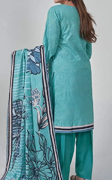 Khas Sea Green Lawn Suit | Pakistani Lawn Dress in USA- Image 2