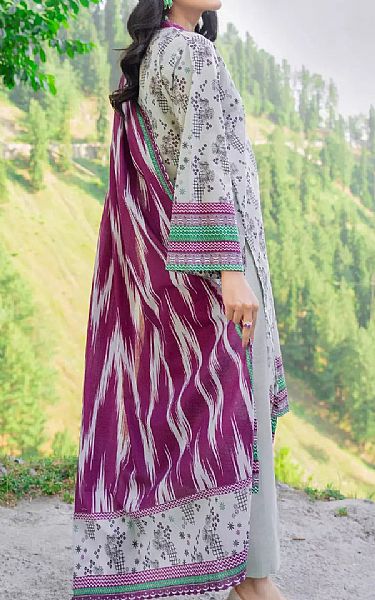 Khas Grey Lawn Suit | Pakistani Lawn Dress in USA- Image 2