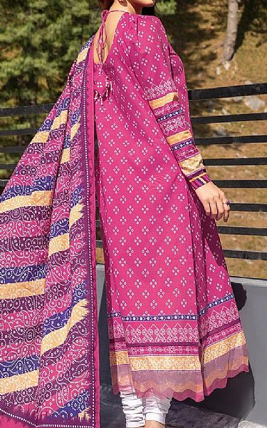 Khas Hot Pink Lawn Suit | Pakistani Lawn Dress in USA- Image 2