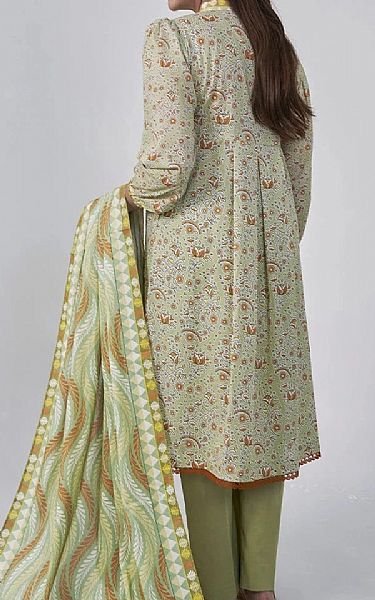 Khas Light Green Lawn Suit | Pakistani Lawn Dress in USA- Image 2