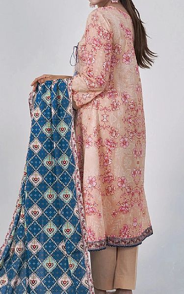 Khas Peach Lawn Suit | Pakistani Lawn Dress in USA- Image 2