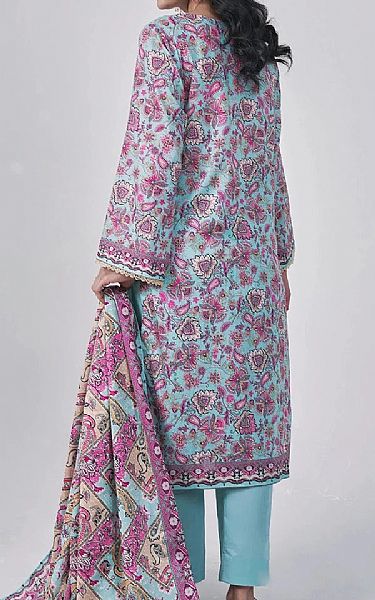 Khas Blue Lawn Suit | Pakistani Lawn Dress in USA- Image 2
