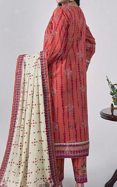 Khas Pastel Red Lawn Suit | Pakistani Lawn Dress in USA- Image 2
