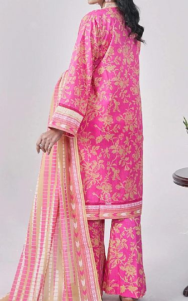 Khas Hot Pink Lawn Suit | Pakistani Lawn Dress in USA- Image 2
