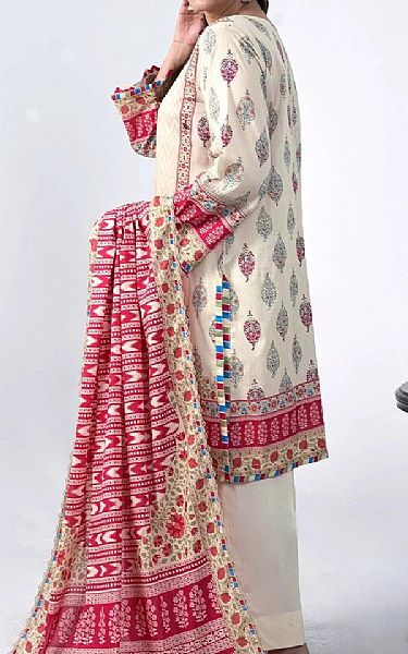 Khas Beige Lawn Suit | Pakistani Lawn Dress in USA- Image 2