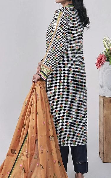Khas Black/Off White Lawn Suit | Pakistani Lawn Dress in USA- Image 2