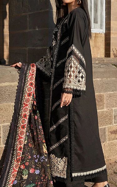 Khas Black Lawn Suit | Pakistani Lawn Dress in USA- Image 2